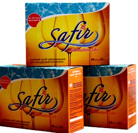 Моющее средство для мытья посуды в посудомоечных машинах &laquo;Safir&raquo; (&laquo;Сафир&raquo;)